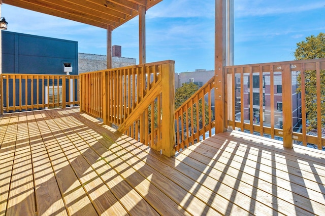 1535 W Estes Ave Unit 4, Chicago, IL 60626 - view of wooden deck