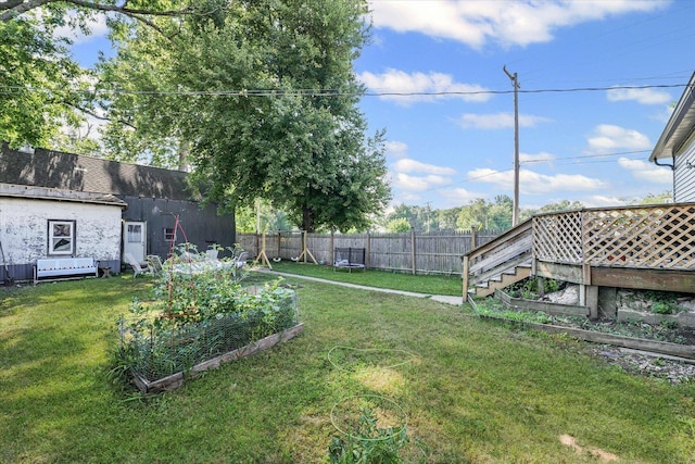 201 N Sycamore St, Villa Grove, IL 61956 - view of yard with a vegetable garden