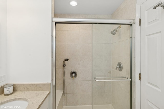 1142 N Perry Dr, Palatine, IL 60067 - full bath featuring vanity and a stall shower