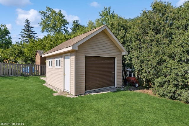 1142 N Perry Dr, Palatine, IL 60067 - detached garage featuring a storage unit