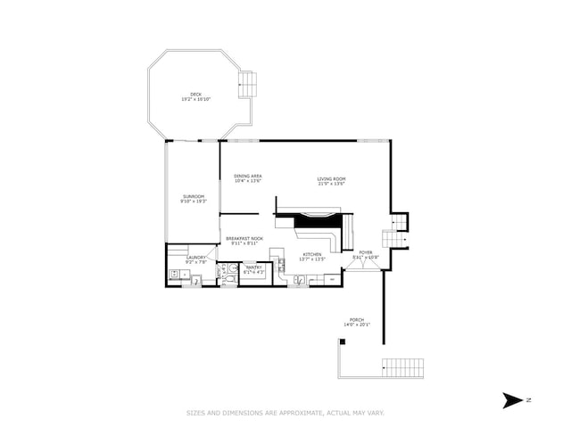 1142 N Perry Dr, Palatine, IL 60067 - view of home floor plan