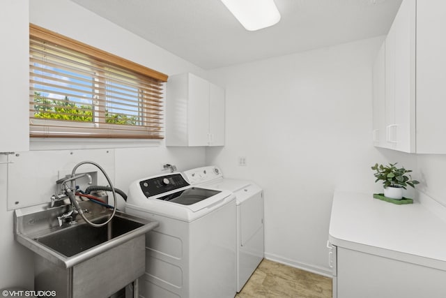 1142 N Perry Dr, Palatine, IL 60067 - laundry room with cabinet space and independent washer and dryer