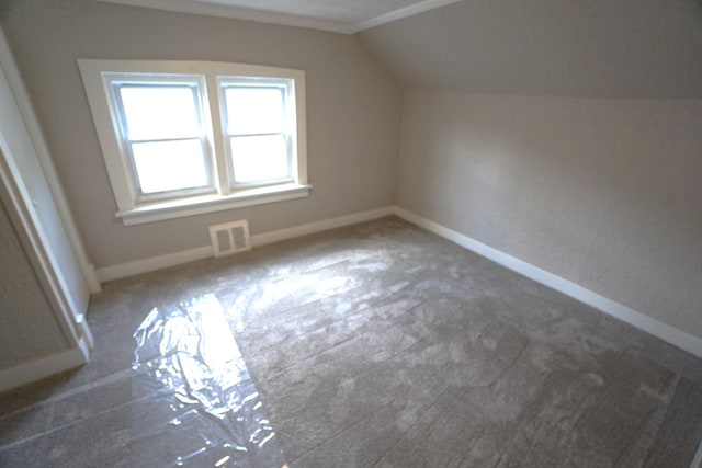 2524 N Mont Clare Ave, Chicago, IL 60707 - additional living space with carpet and lofted ceiling