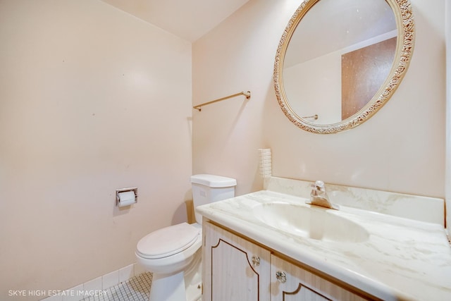 128 E Bailey Rd Unit G, Naperville, IL 60565 - bathroom with tile patterned floors and vanity
