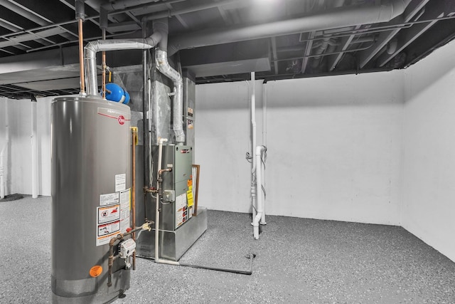 2054 S Jonathan Dr, Round Lake, IL 60073 - unfinished below grade area with water heater