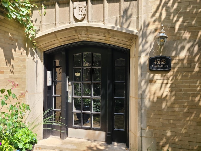 4514 N Ashland Ave Unit B2S, Chicago, IL 60640 - view of exterior entry with brick siding