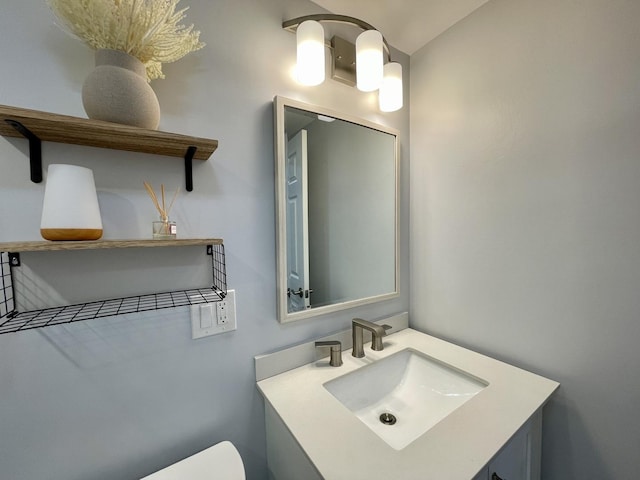9725 S Karlov Ave Unit 208, Oak Lawn, IL 60453 - bathroom with vanity and toilet