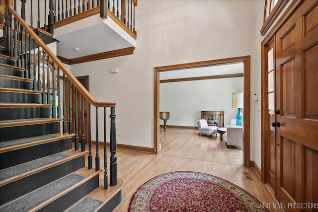 1509 Keim Ct, Saint Charles, IL 60174 - entrance foyer featuring a towering ceiling, wood finished floors, and stairs