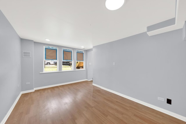3826 S Honore St, Chicago, IL 60609 - empty room with wood finished floors and baseboards