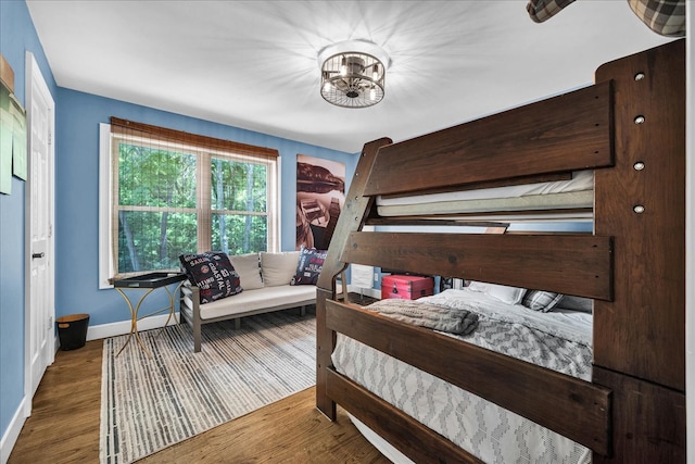 6 Barbados Ct N, Putnam, IL 61560 - bedroom with a chandelier and wood finished floors