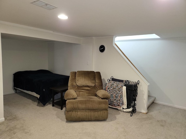 1948 Boeger Ave, Westchester, IL 60154 - carpeted bedroom featuring crown molding and baseboards