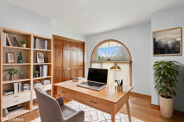 13714 S Janas Pkwy, Homer Glen, IL 60491 - home office with light wood-type flooring