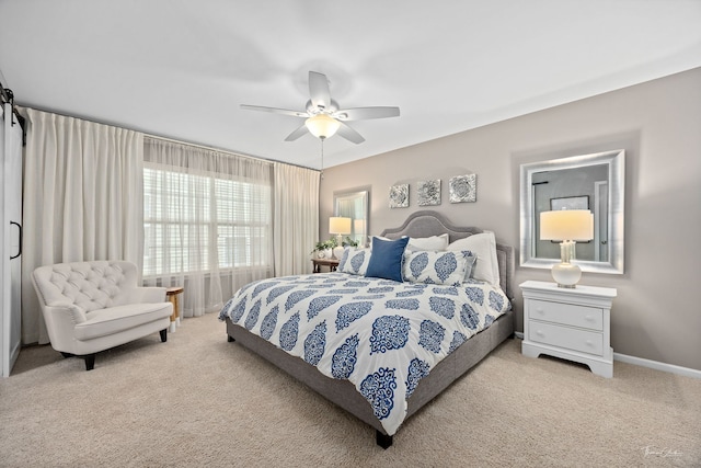 1728 Briarheath Dr, Aurora, IL 60505 - bedroom with carpet floors and a ceiling fan