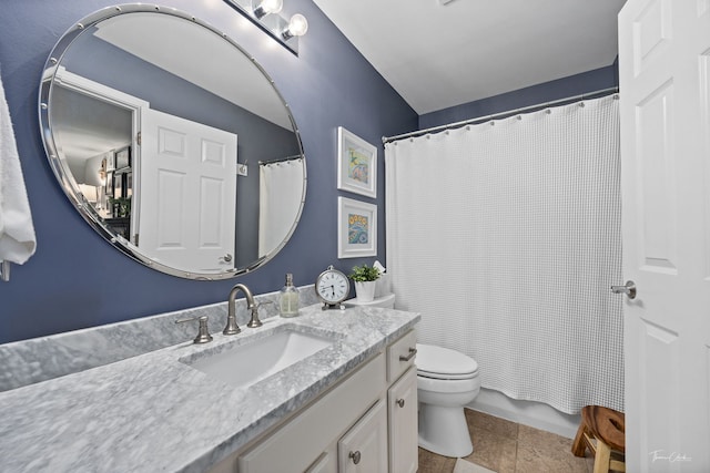 1728 Briarheath Dr, Aurora, IL 60505 - bathroom featuring vanity and a shower with shower curtain