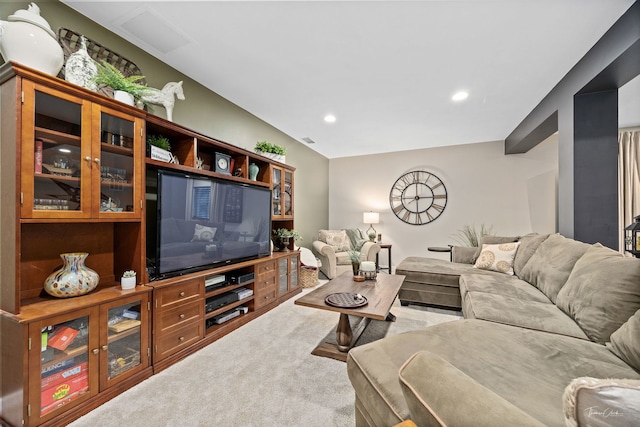 1728 Briarheath Dr, Aurora, IL 60505 - living room with carpet flooring and recessed lighting