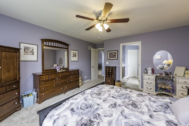 1444 Baroque Ave, Volo, IL 60073 - bedroom with carpet floors and a ceiling fan