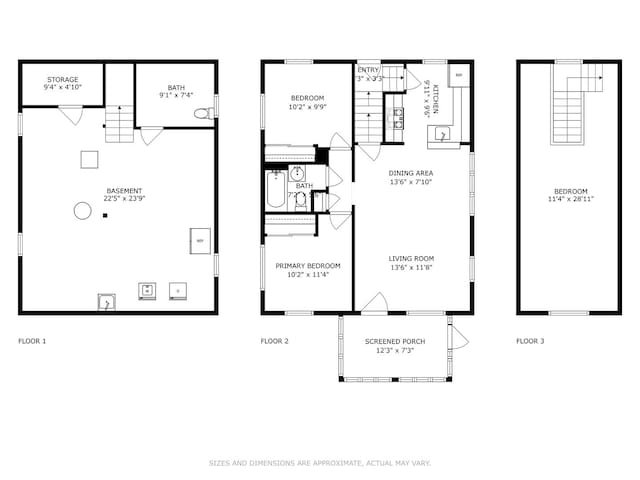 916 Pearl St, Aurora, IL 60505 - view of floor plan / room layout