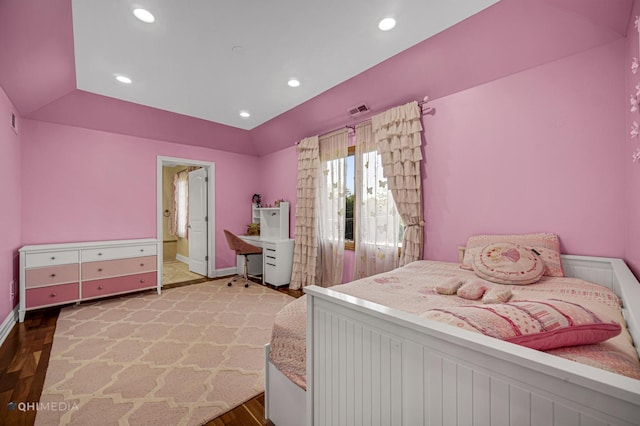 404 W Camp Mcdonald Rd, Prospect Heights, IL 60070 - bedroom featuring wood finished floors, recessed lighting, and ensuite bathroom