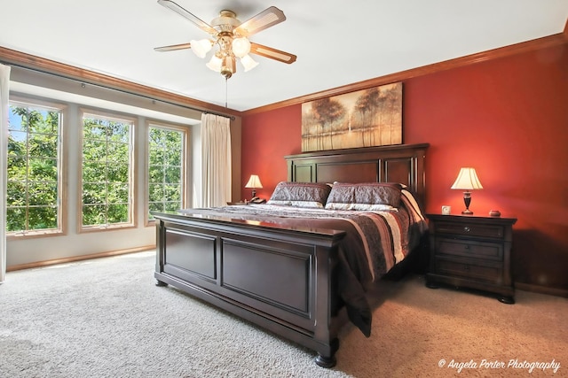 1815 Vineyard Ln, Spring Grove, IL 60081 - carpeted bedroom featuring a ceiling fan