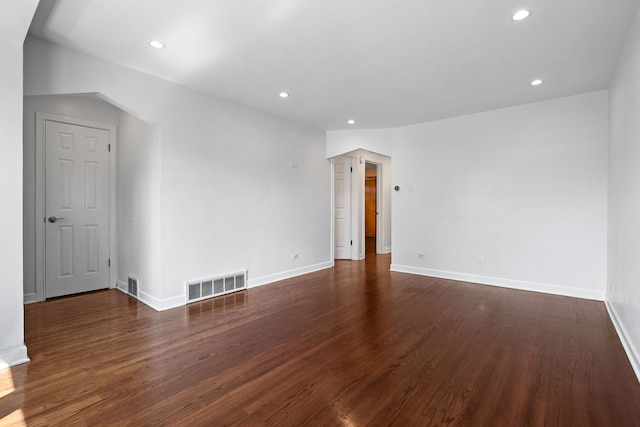 5339 S Kildare Ave, Chicago, IL 60632 - spare room featuring recessed lighting and dark wood-style floors
