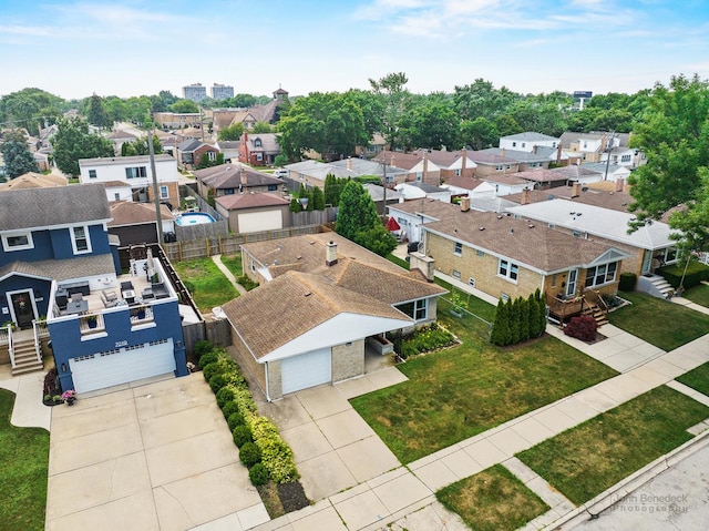 7025 W Berwyn Ave, Chicago, IL 60656 - aerial view of residential area