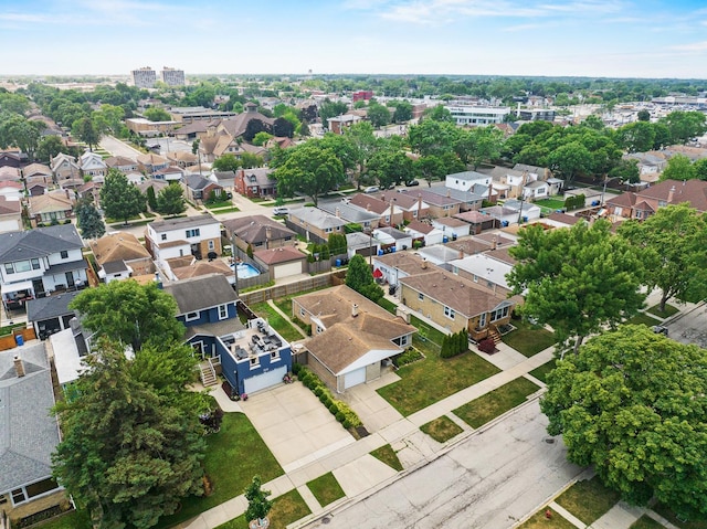 7025 W Berwyn Ave, Chicago, IL 60656 - aerial view of residential area