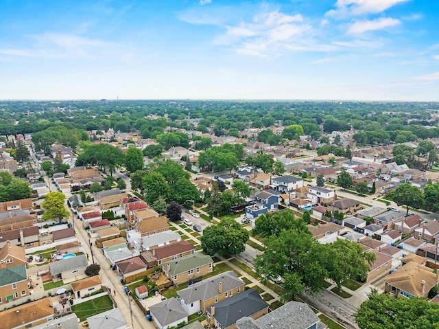 7025 W Berwyn Ave, Chicago, IL 60656 - aerial overview of property's location with nearby suburban area