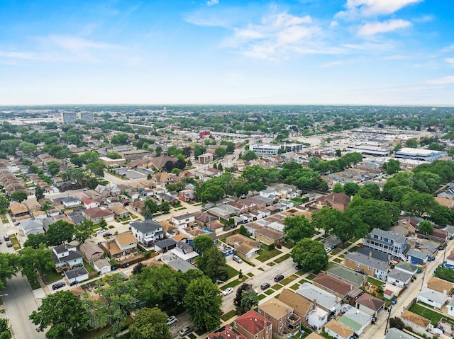 7025 W Berwyn Ave, Chicago, IL 60656 - aerial view of property and surrounding area with nearby suburban area