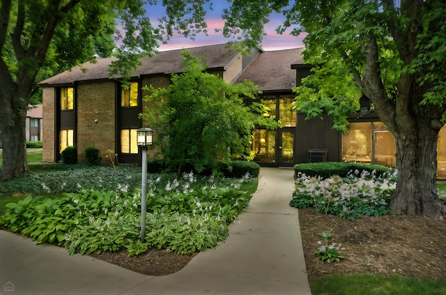 740 Saint Andrews Ln Unit 5, Crystal Lake, IL 60014 - view of front facade featuring french doors