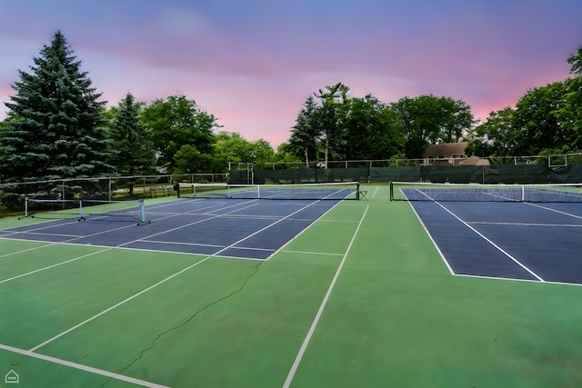 740 Saint Andrews Ln Unit 5, Crystal Lake, IL 60014 - view of tennis court featuring community basketball court