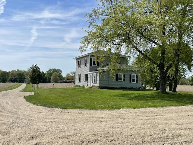 6808 S Oak Grove Rd, Harvard, IL 60033 - view of front of property featuring a front lawn