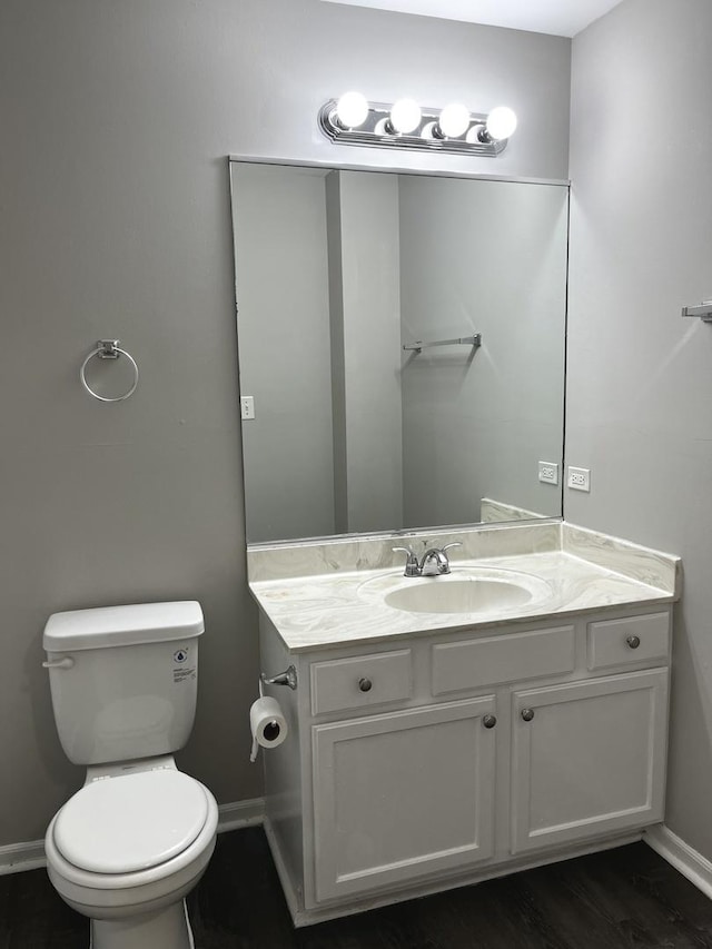 1244 Harvest Ln, University Park, IL 60484 - half bathroom with vanity and toilet