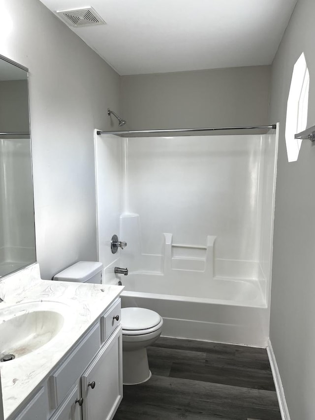 1244 Harvest Ln, University Park, IL 60484 - bathroom with vanity, wood finished floors, and bathtub / shower combination