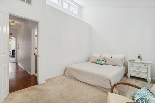 250 W Scott St Unit C, Chicago, IL 60610 - carpeted bedroom with multiple windows and a towering ceiling