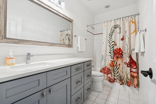 250 W Scott St Unit C, Chicago, IL 60610 - full bathroom with tile patterned floors, vanity, and shower / tub combo