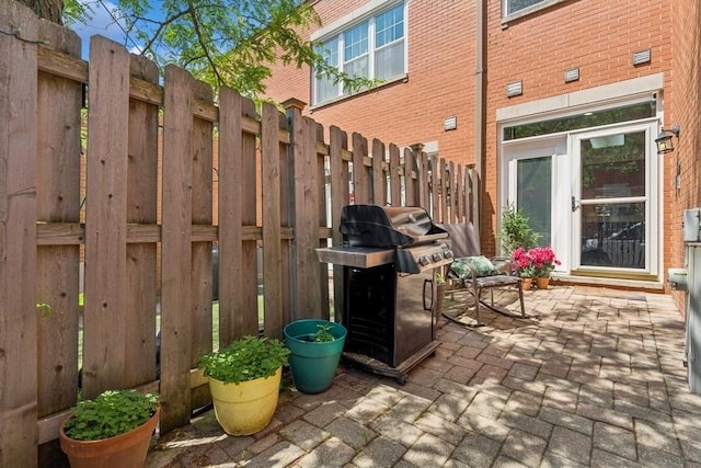 250 W Scott St Unit C, Chicago, IL 60610 - view of patio / terrace featuring area for grilling
