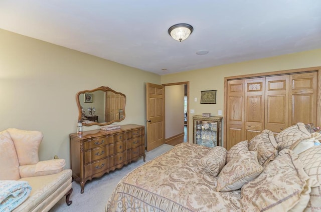 12571 W 3000 N Rd, Bonfield, IL 60913 - bedroom with light carpet and a closet