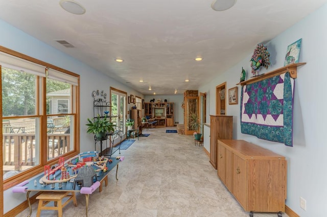 12571 W 3000 N Rd, Bonfield, IL 60913 - corridor with recessed lighting and baseboards