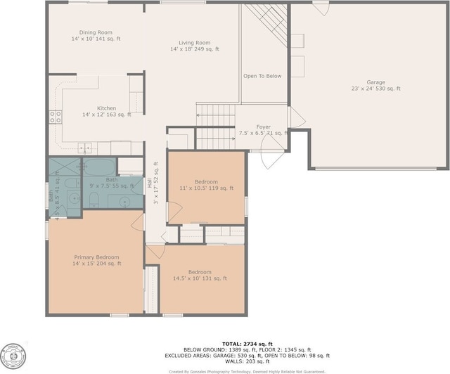204 Collins Dr, Normal, IL 61761 - view of property floor plan