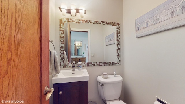 27W558 Ridgeview St, West Chicago, IL 60185 - bathroom featuring vanity and toilet
