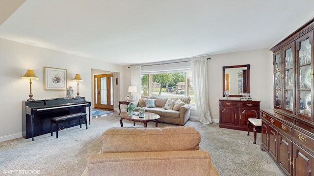 27W558 Ridgeview St, West Chicago, IL 60185 - living area with light carpet and baseboards