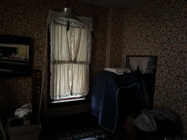 3948 Amelia Ave, Lyons, IL 60534 - miscellaneous room with wallpapered walls