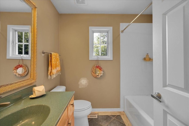 531 N Easy St, Palatine, IL 60067 - bathroom with vanity, tile patterned floors, and shower / washtub combination