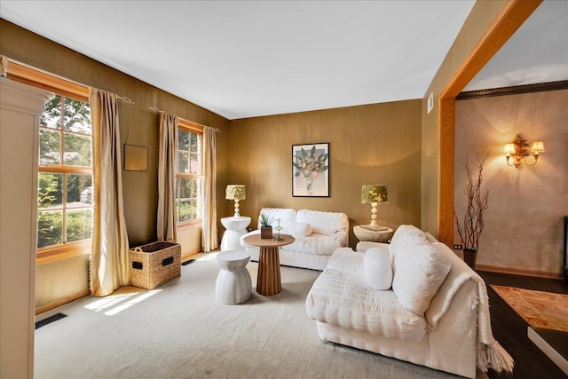 531 N Easy St, Palatine, IL 60067 - living room with carpet flooring and baseboards