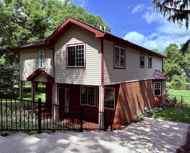 236 Forest Dr, Island Lake, IL 60042 - view of front of property featuring a patio and brick siding
