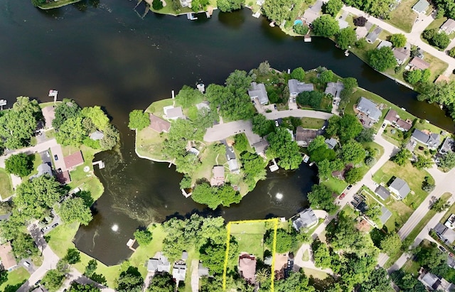 236 Forest Dr, Island Lake, IL 60042 - aerial view of property's location featuring nearby suburban area and property parcel outlined
