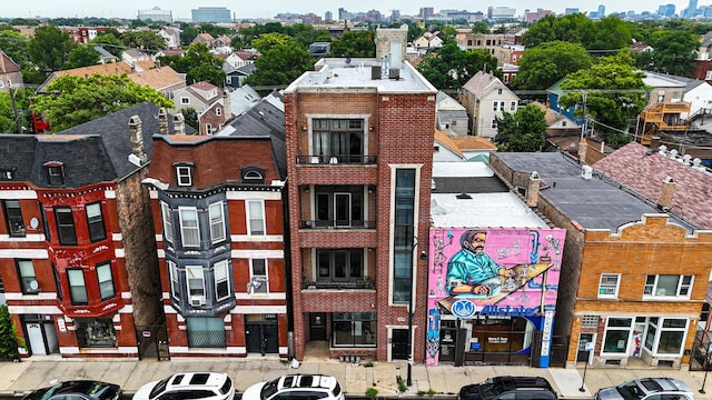 1918 W Cermak Rd Unit 4, Chicago, IL 60608 - view of building exterior featuring a view of city