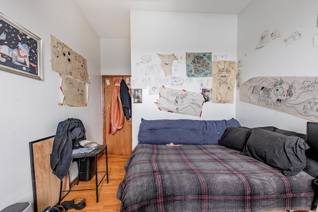 1918 W Cermak Rd Unit 4, Chicago, IL 60608 - bedroom with wood finished floors