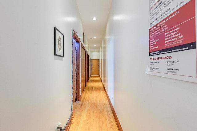 1918 W Cermak Rd Unit 4, Chicago, IL 60608 - corridor with light wood-style flooring and recessed lighting
