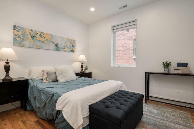 1415 W Walton St Unit 3, Chicago, IL 60642 - bedroom with wood finished floors and recessed lighting